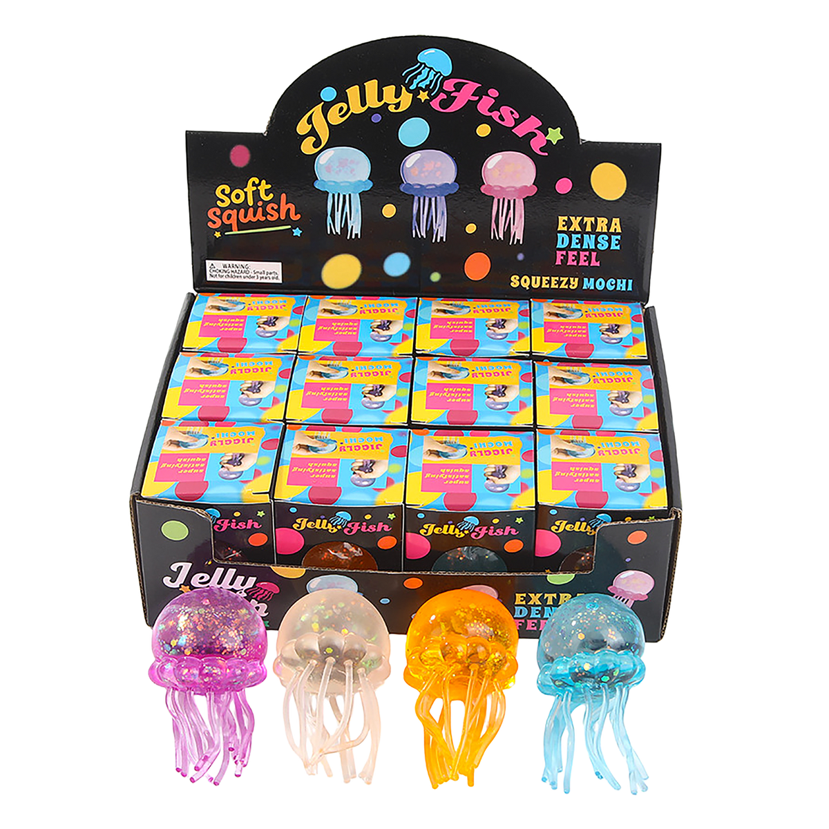 12CT JELLYFISH SQUISHY DISPLAY