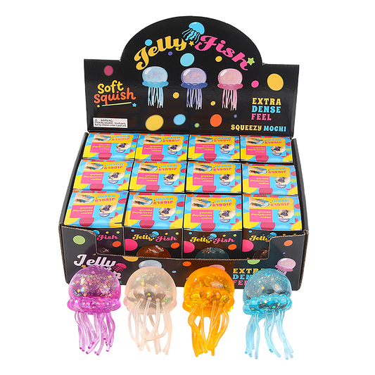 12CT JELLYFISH SQUISHY DISPLAY
