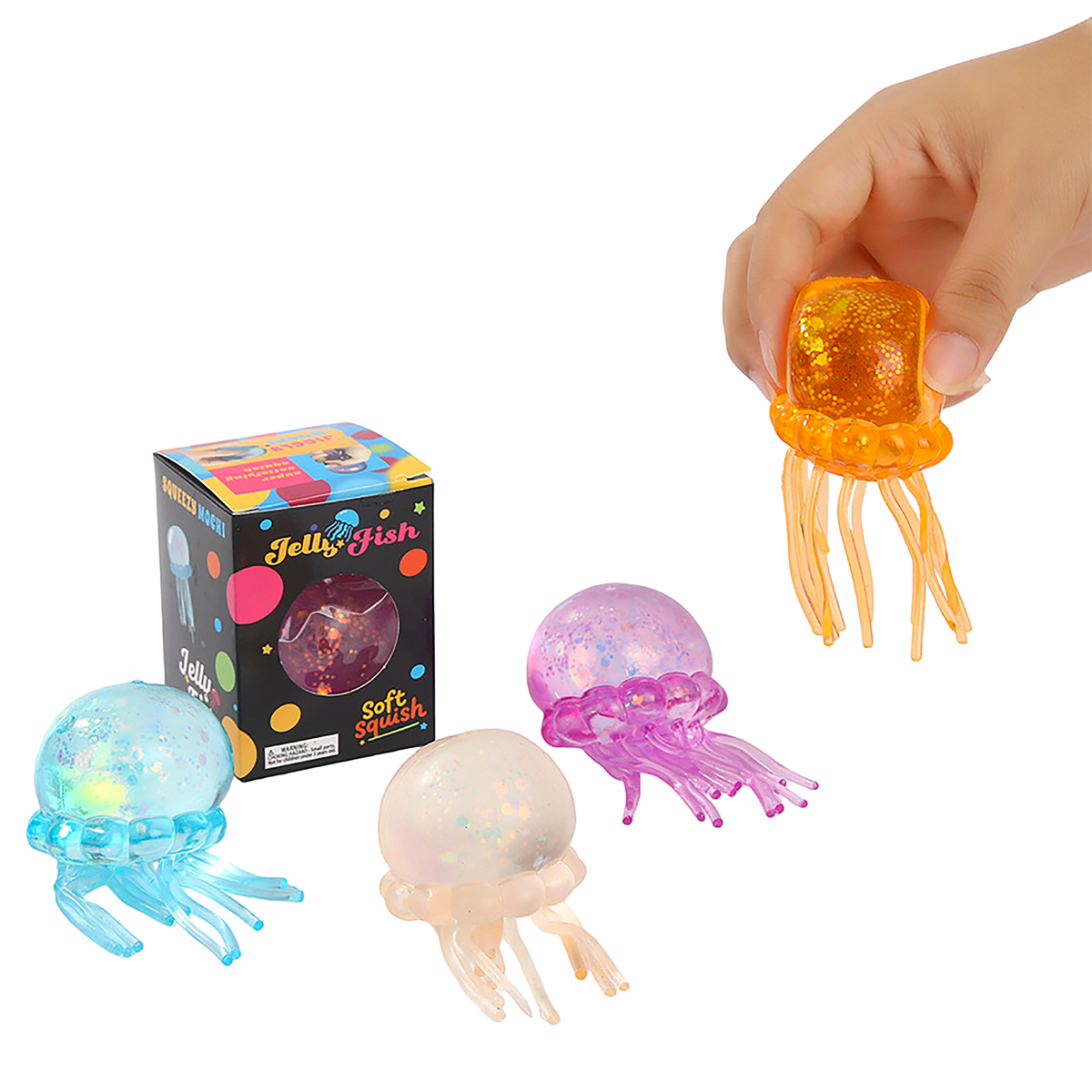 12CT JELLYFISH SQUISHY DISPLAY