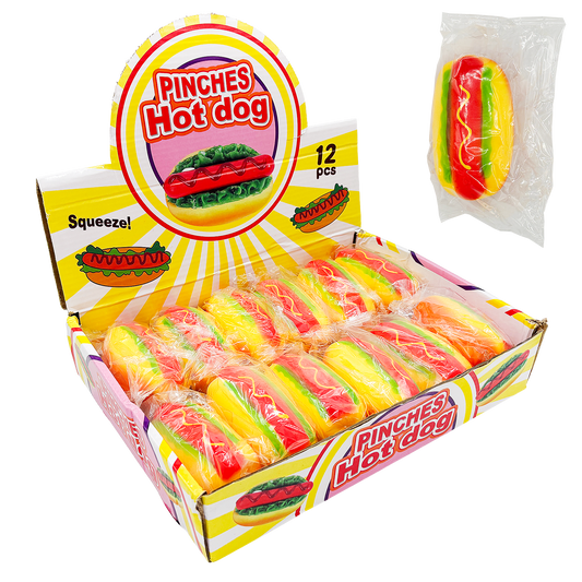 12CT HOT DOG SQUISHY DISPLAY