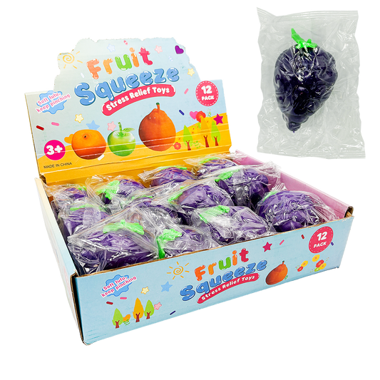 12CT GRAPE SQUISHY DISPLAY