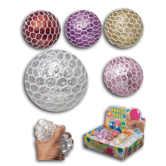 12PC LIGHT UP SQUISH BALL DISPLAY