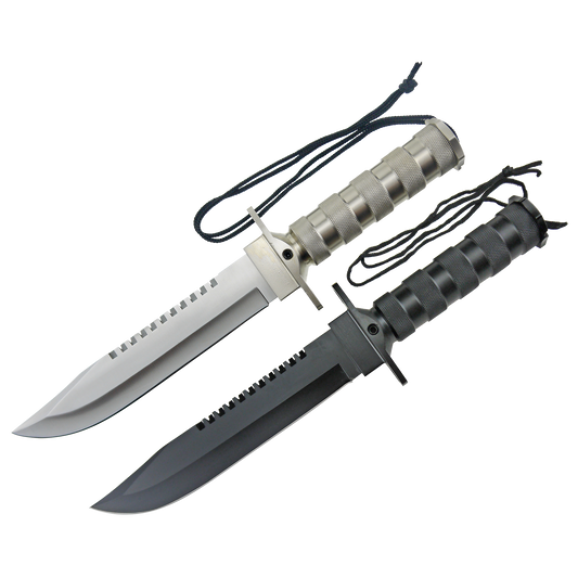 13.5" HUNTING KNIFE W/SURVIVAL KIT