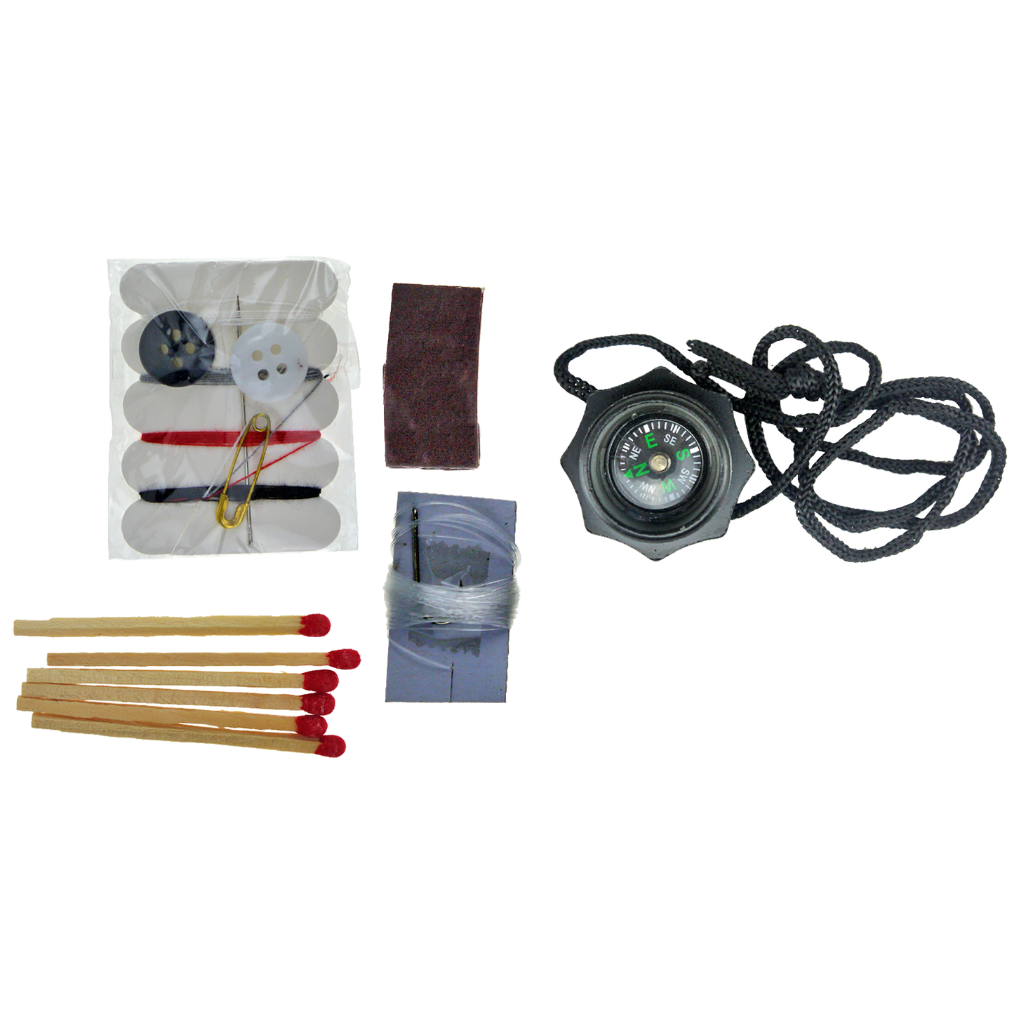 13.5" HUNTING KNIFE W/SURVIVAL KIT