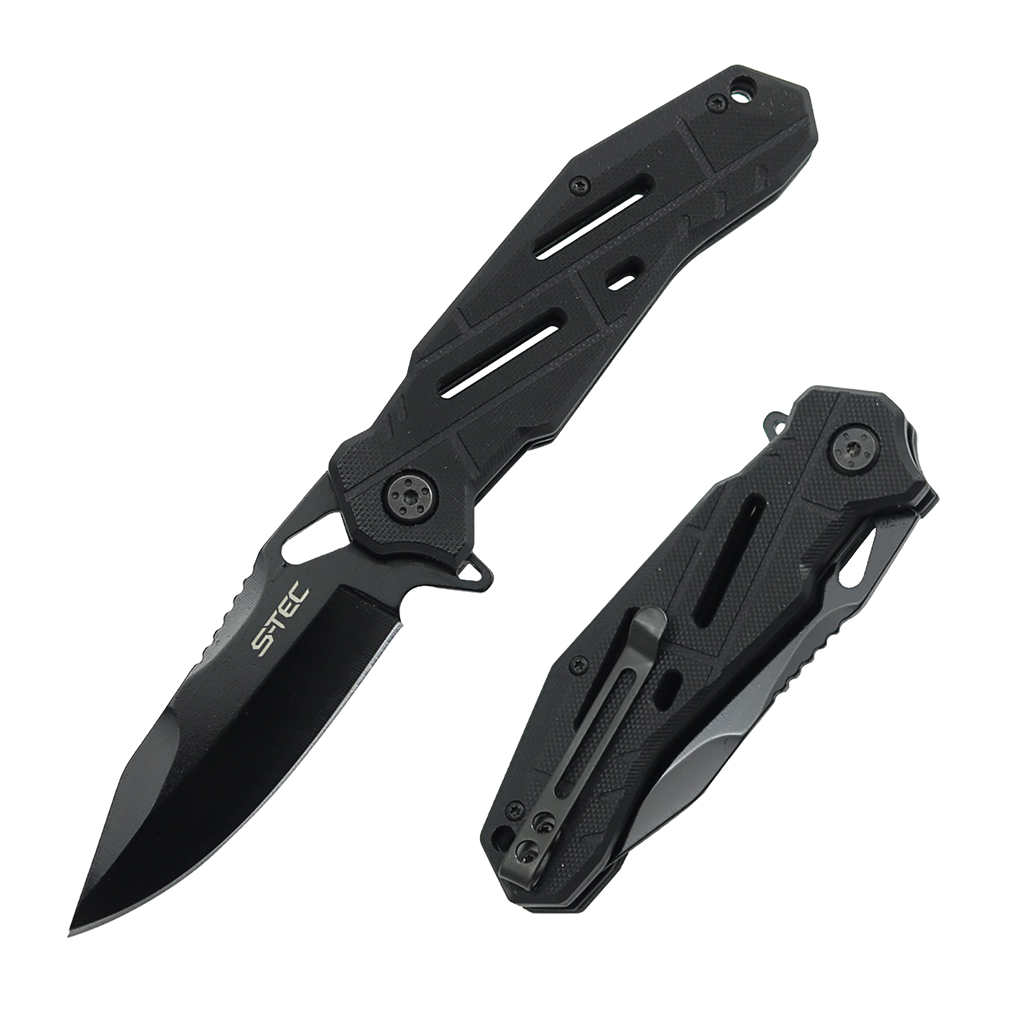 8" S-TEC BALL BEARING FOLDING KNIFE