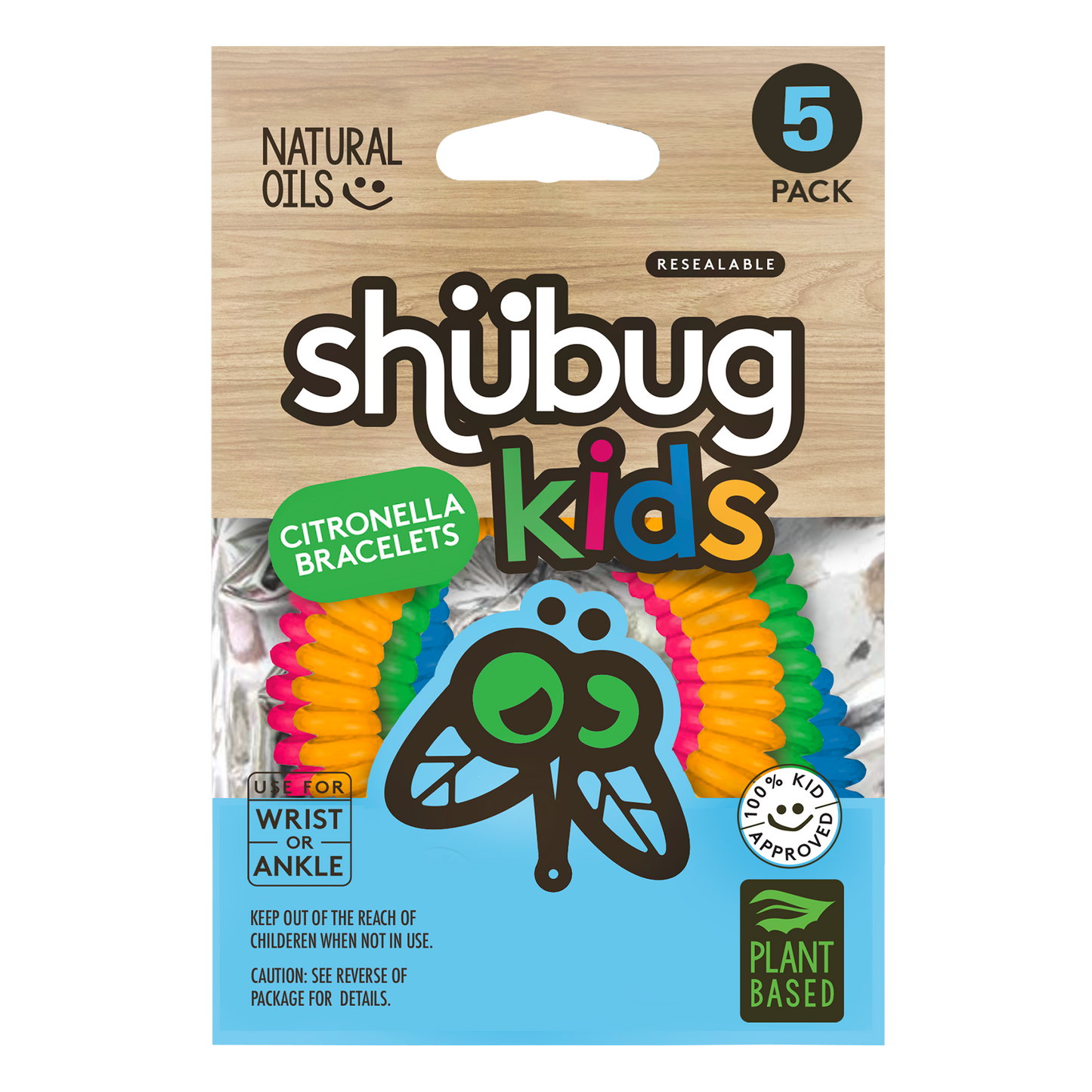 SHUBUG KIDS NATURAL INSECT REPELLENT COIL BRACELETS