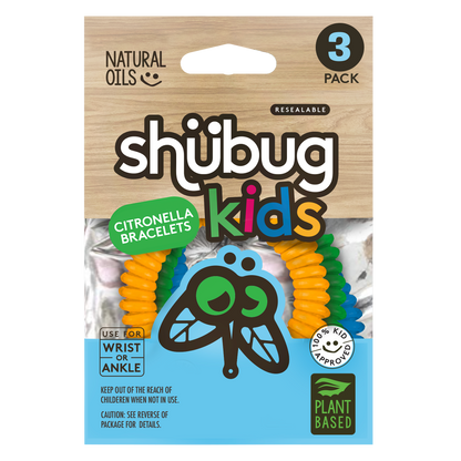 SHUBUG KIDS NATURAL INSECT REPELLENT COIL BRACELETS