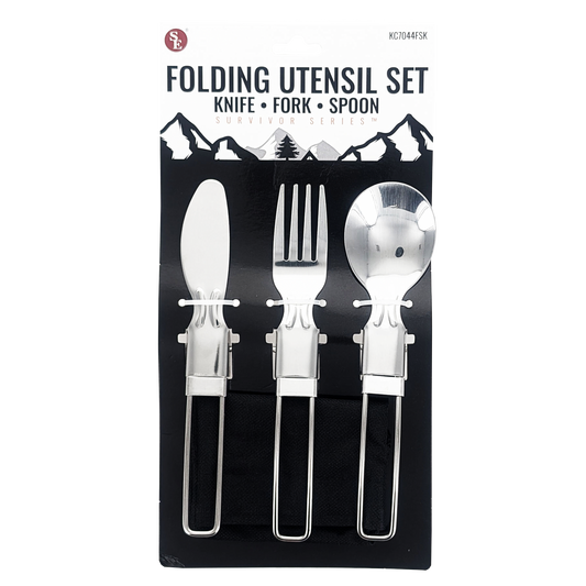 3PC FOLDING UTENSILS SET