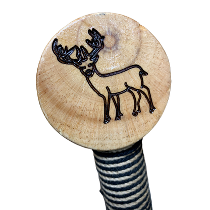 55" ROUND HEAD WALKING STICK