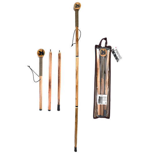 3PC DETACHABLE 55" WALKING STICK