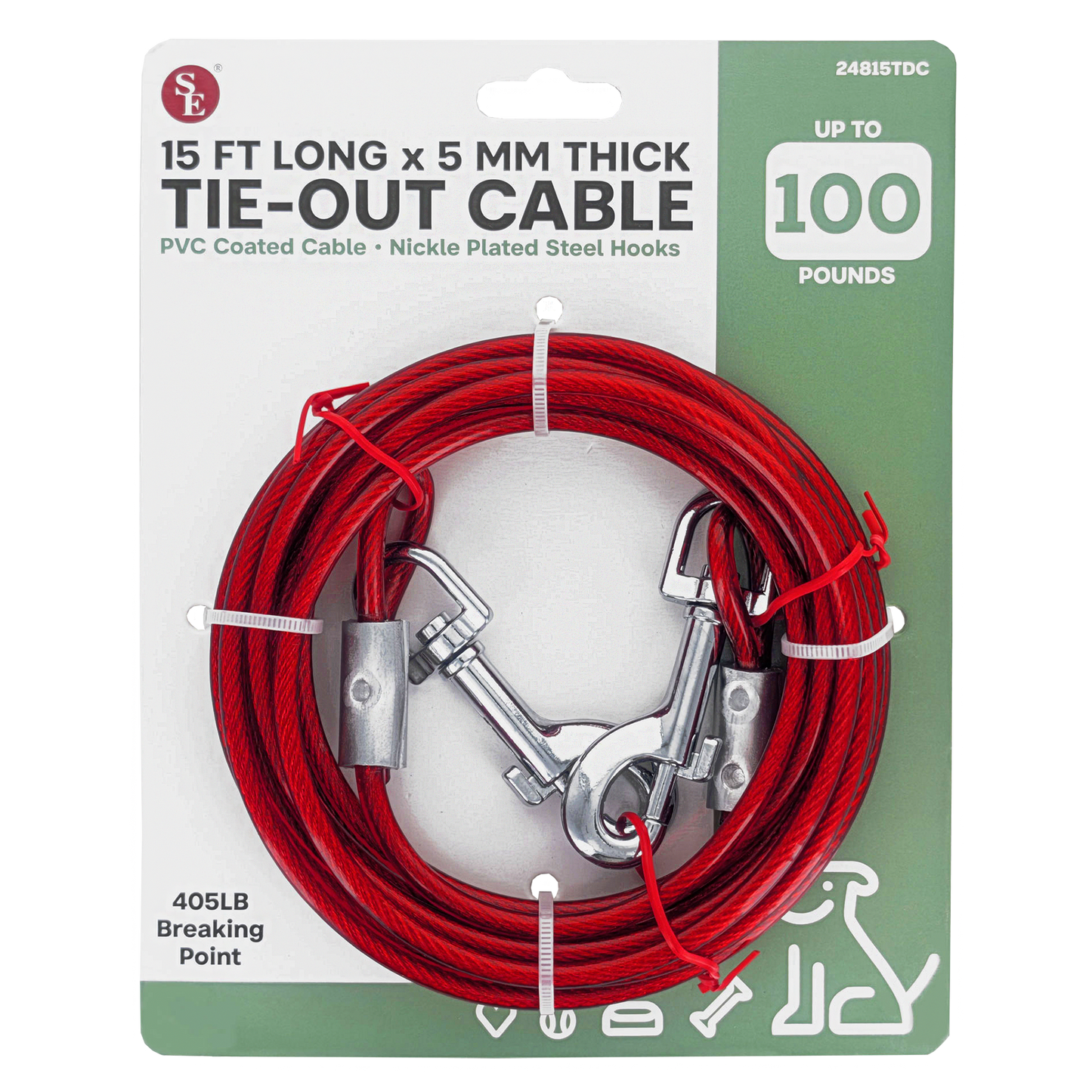 15FT TIE-OUT CABLE