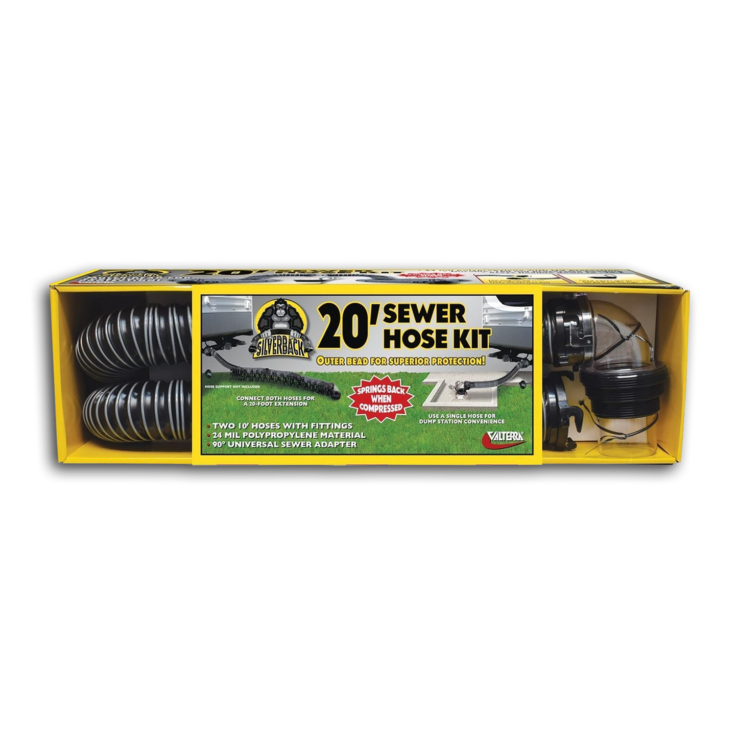 20FT SILVERBACK SEWER HOSE KIT
