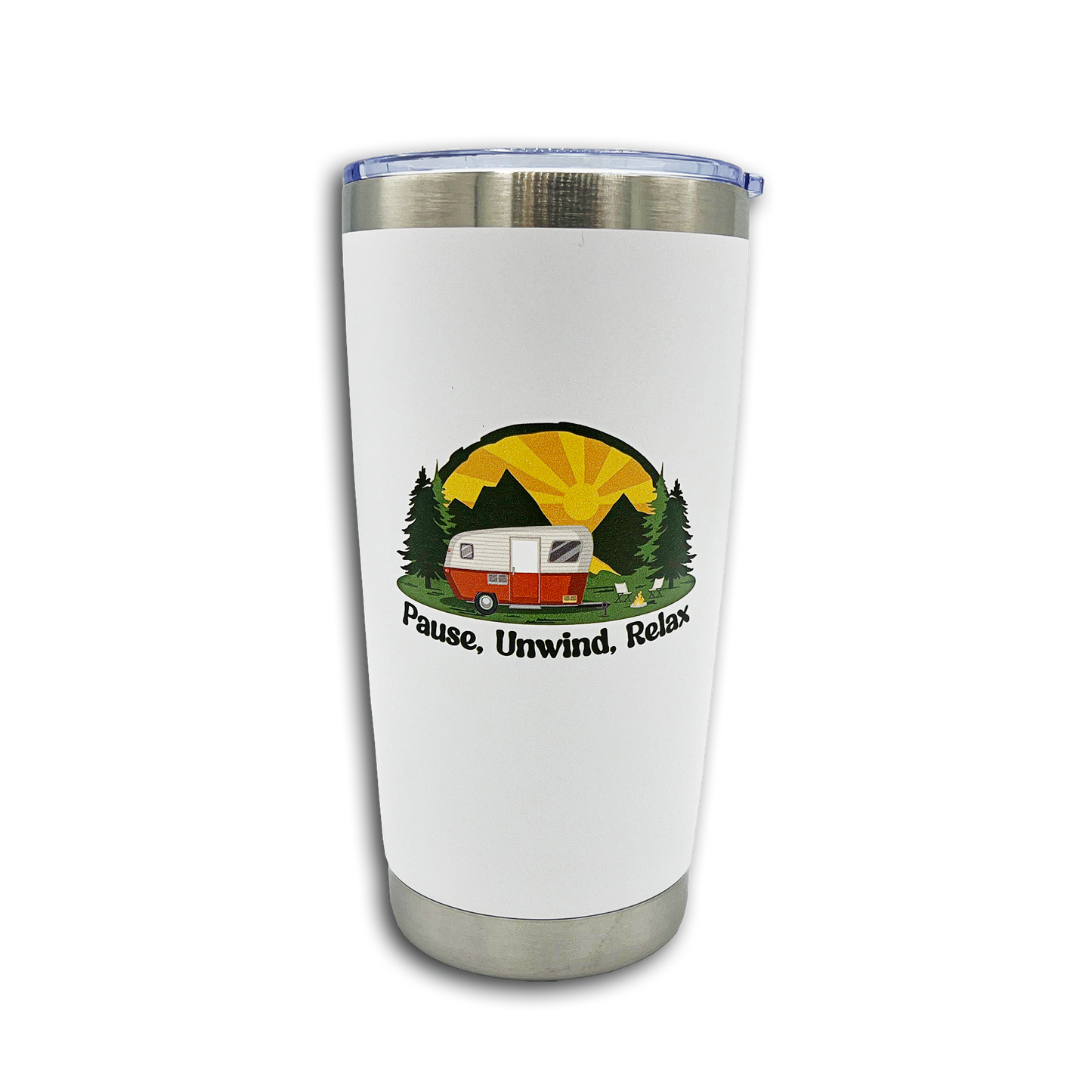 16OZ CAMP THEME TUMBLER