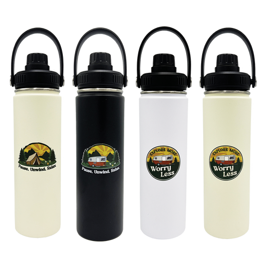 20OZ CAMP THEME SPORTS WATER BOTTLE