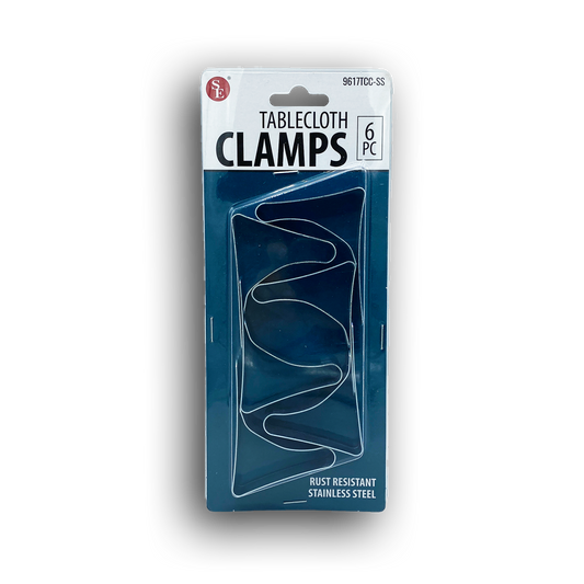 6PK TABLECLOTH CLAMPS