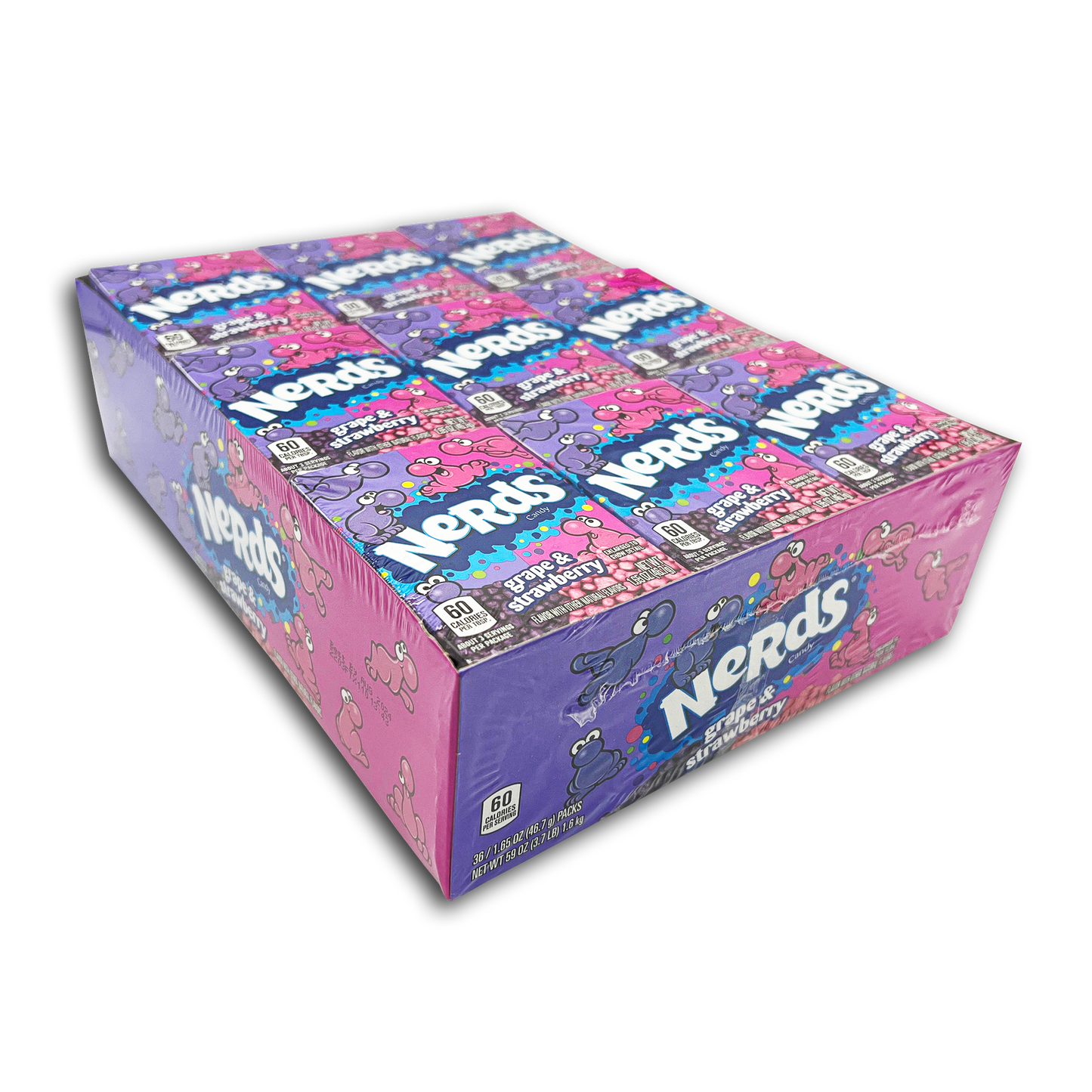 36PK NERDS GRAPE/STRAWBERRY DISPLAY