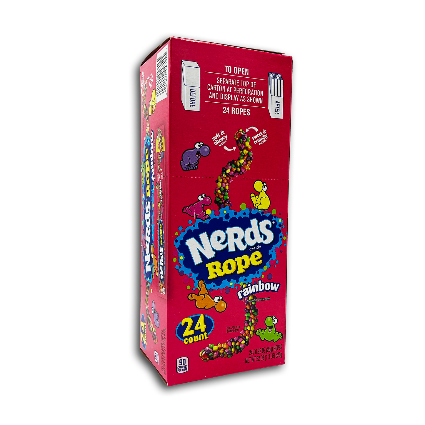 24PK NERDS ROPE DISPLAY