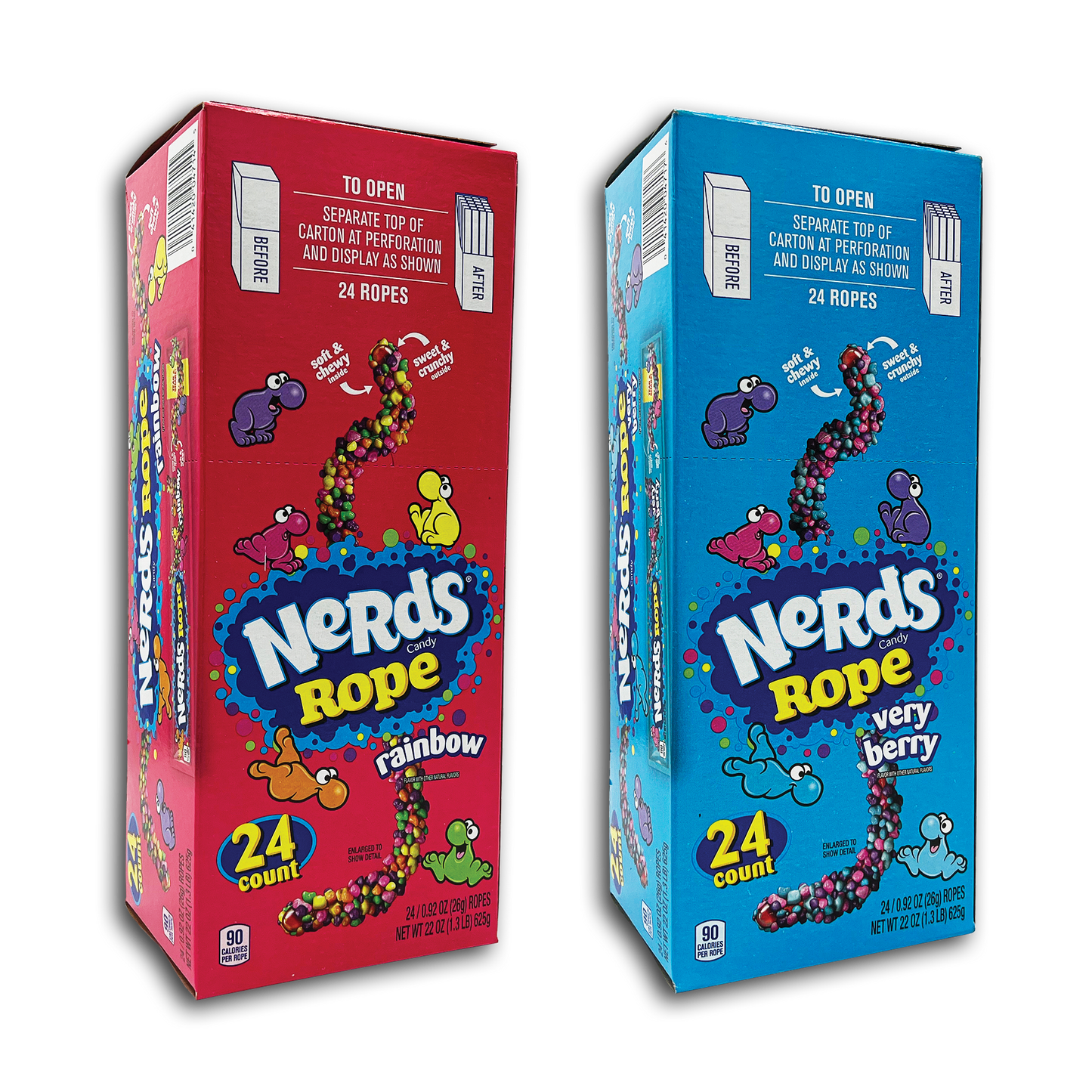 24PK NERDS ROPE DISPLAY