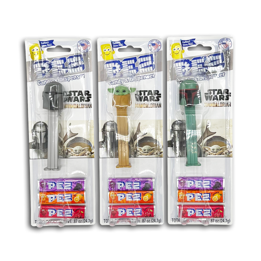 12PK PEZ MANDOLORIAN DISPLAY