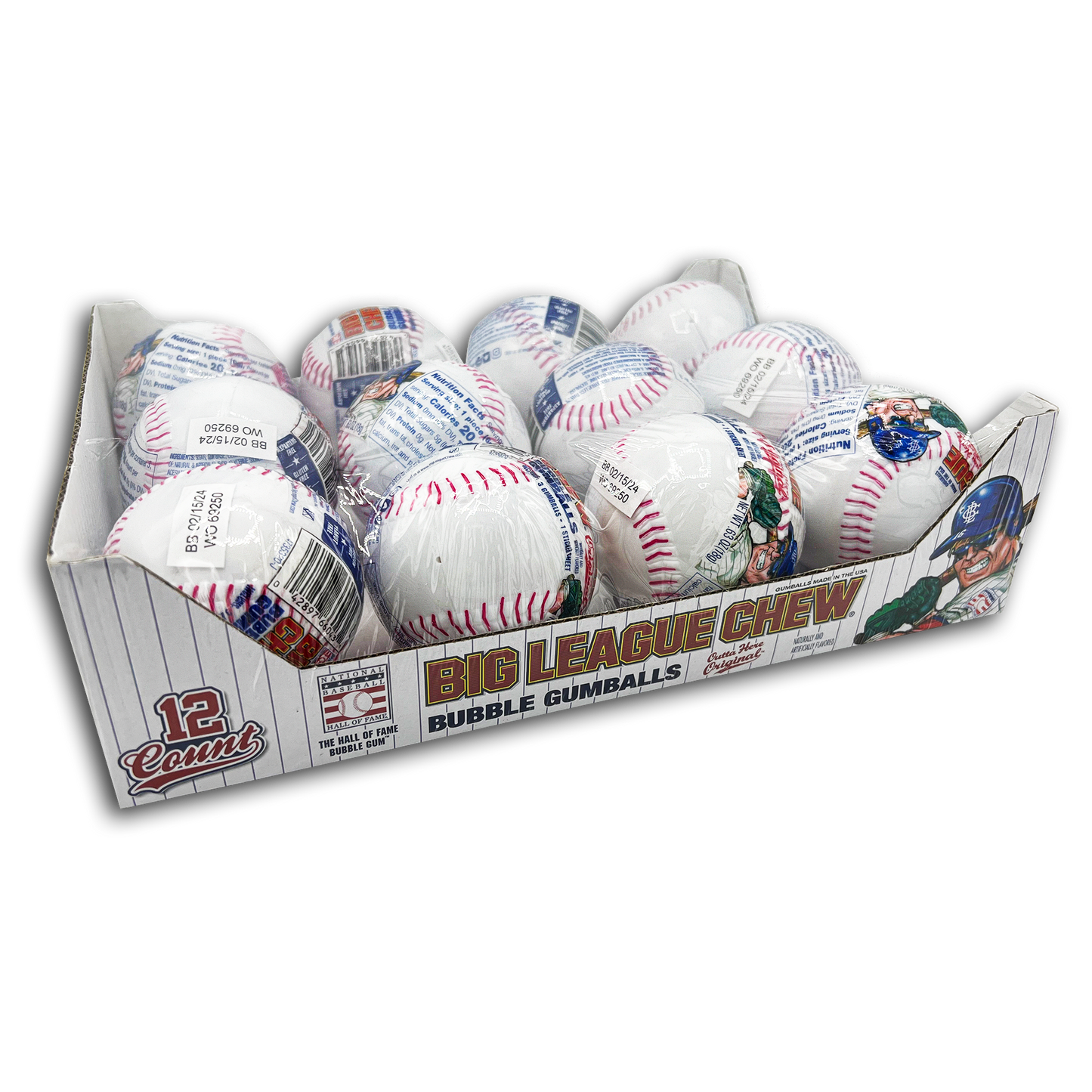 12PK BIG LEAGUE CHEW BASEBALL DISPLAY