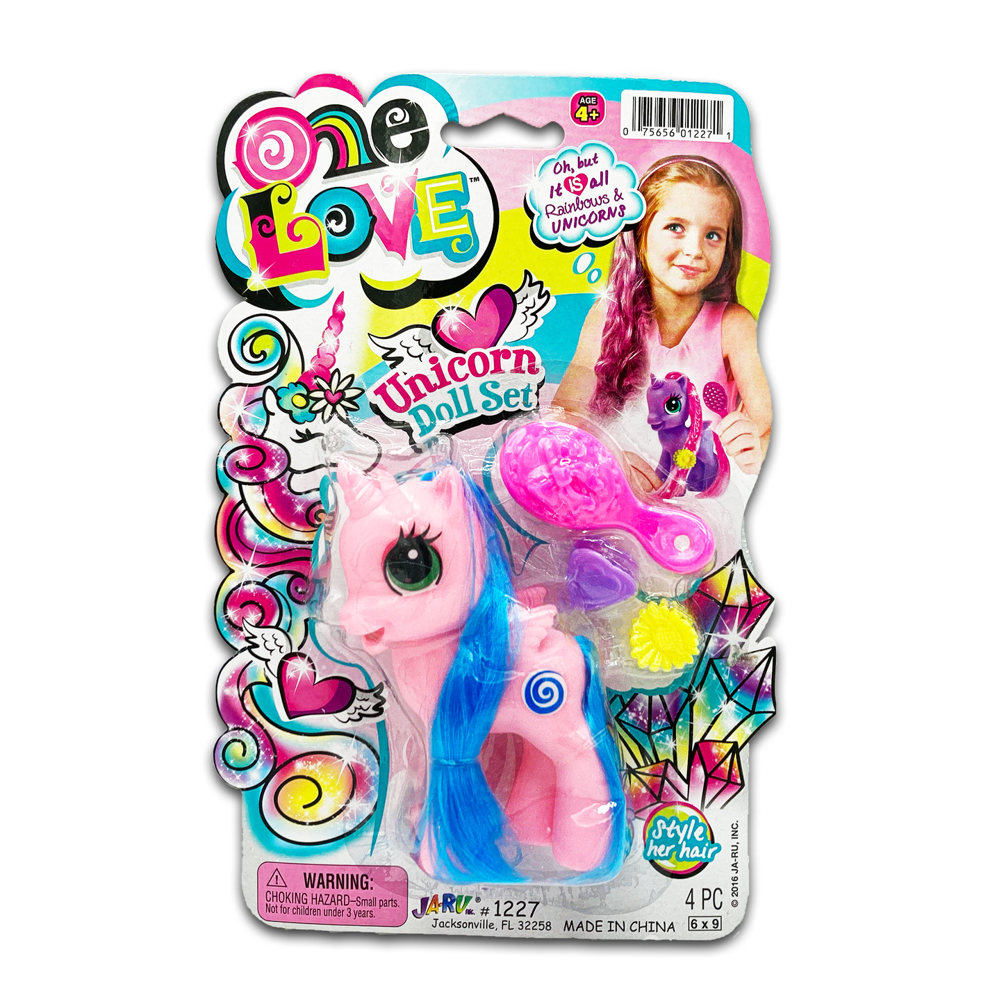 ONE LOVE UNICORN DOLL SET