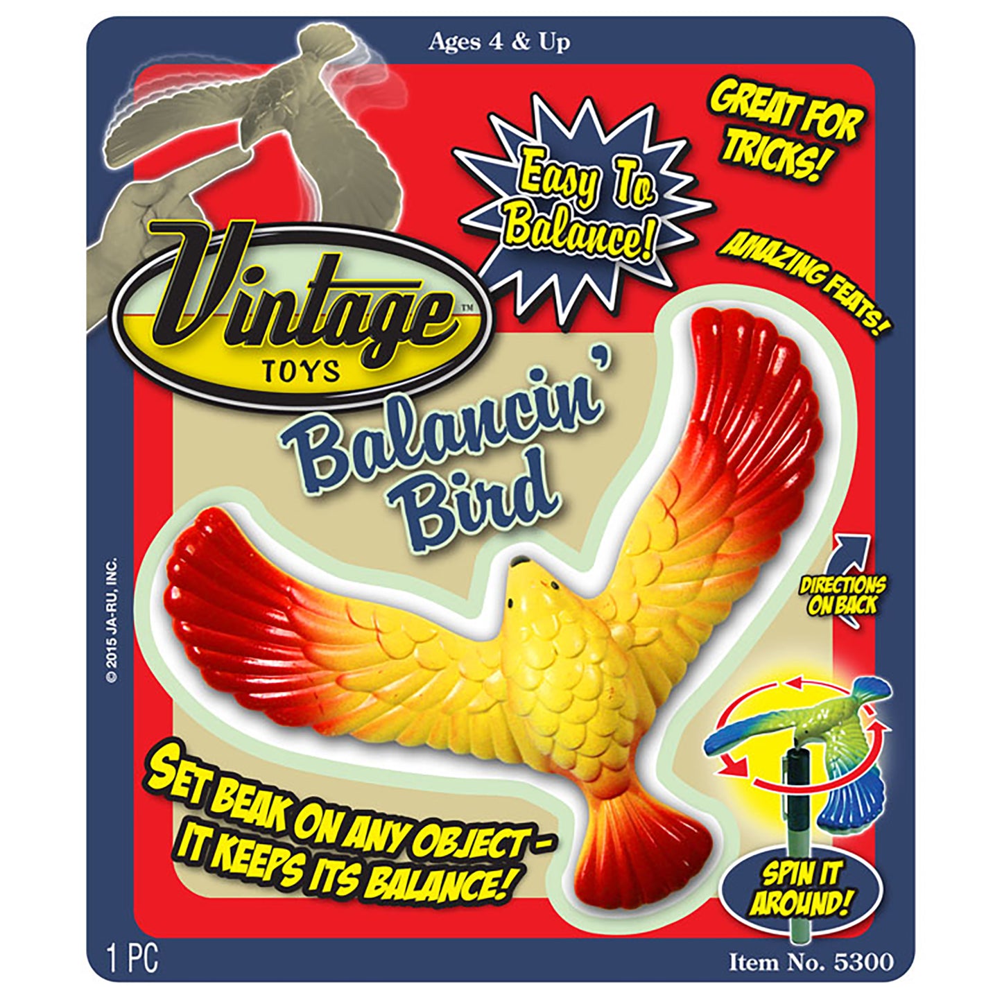 VINTAGE BALANCING BIRD