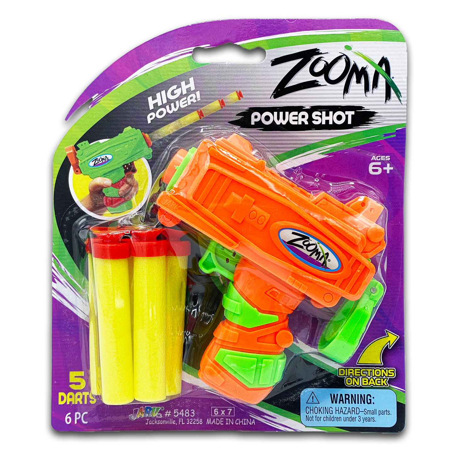 6PC ZOOMA POWER SHOT