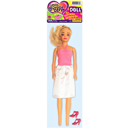 GLITTER GIRL DOLL W/HEELS