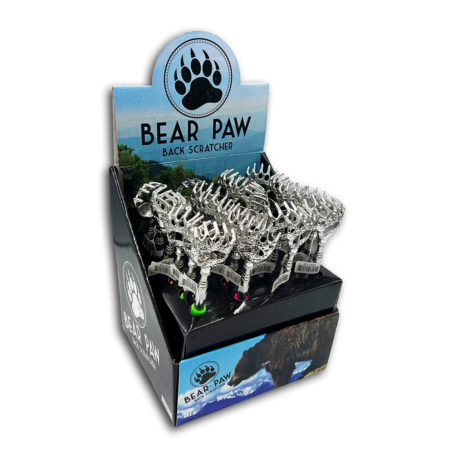 24PC BEAR PAW SCRATCHER DISPLAY