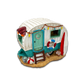 4PK RESIN LED CAMPER DECOR