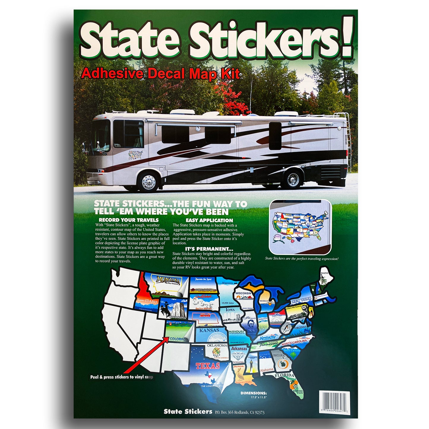 USA STATE STICKERS