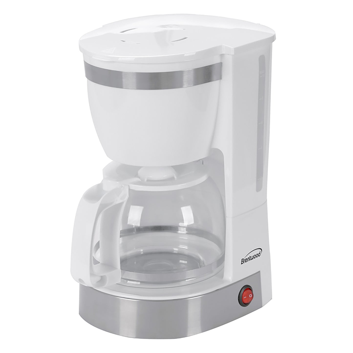 BRENTWOOD 10-CUP WHITE COFFEE MAKER