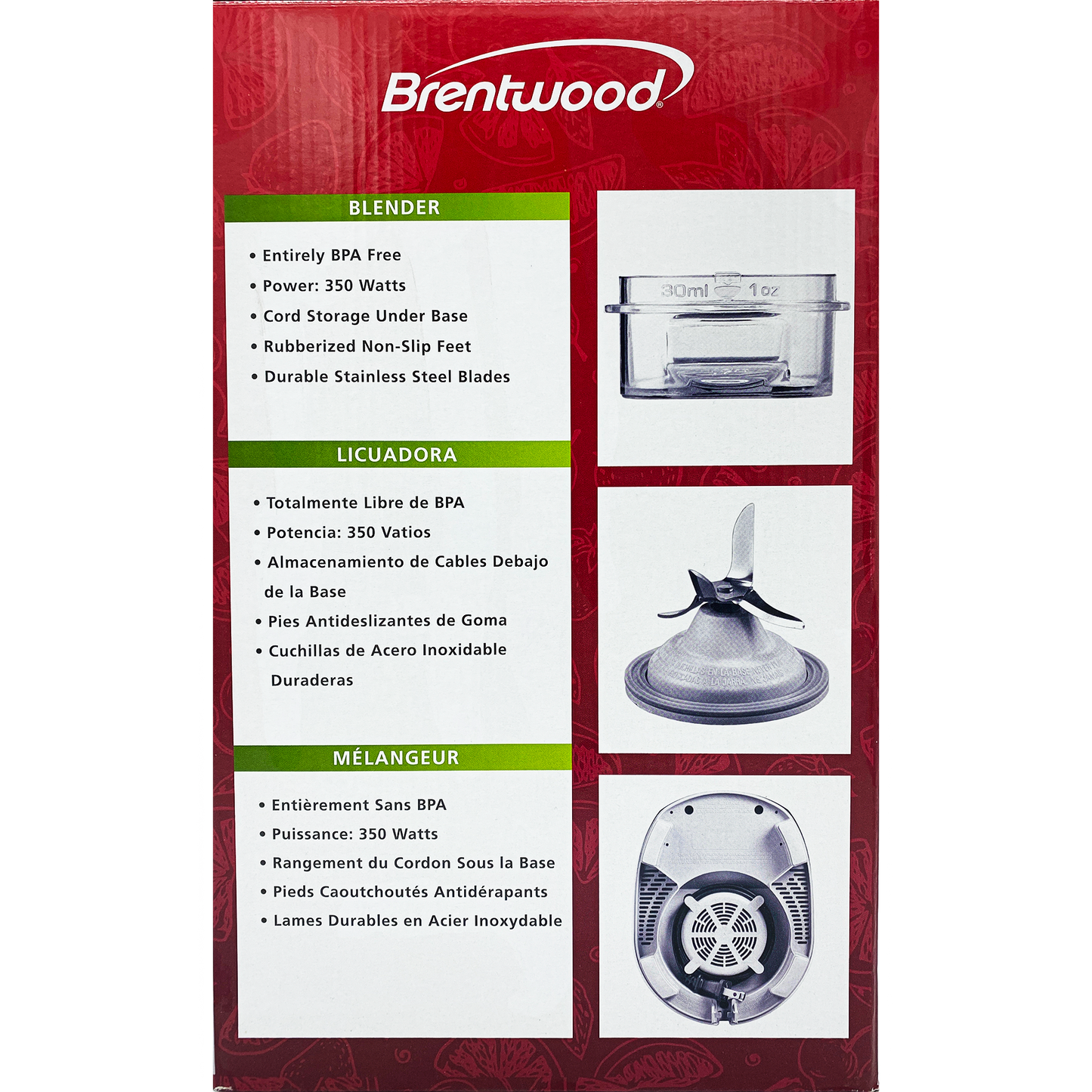 BRENTWOOD 12-SPEED BLENDER