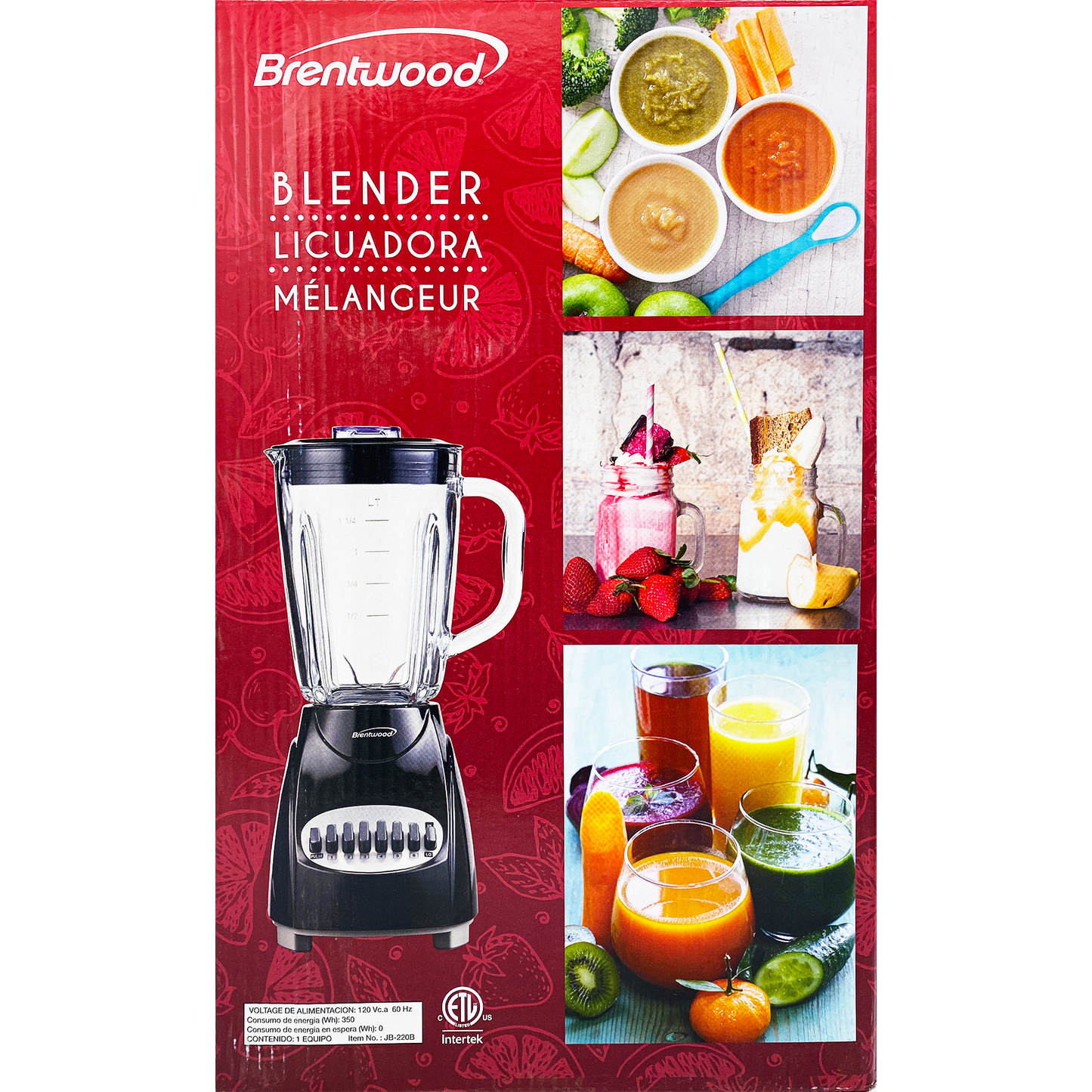 BRENTWOOD 12-SPEED BLENDER