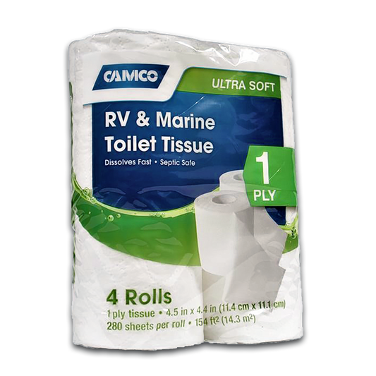 TST 4PK 1-PLY TOILET TISSUE