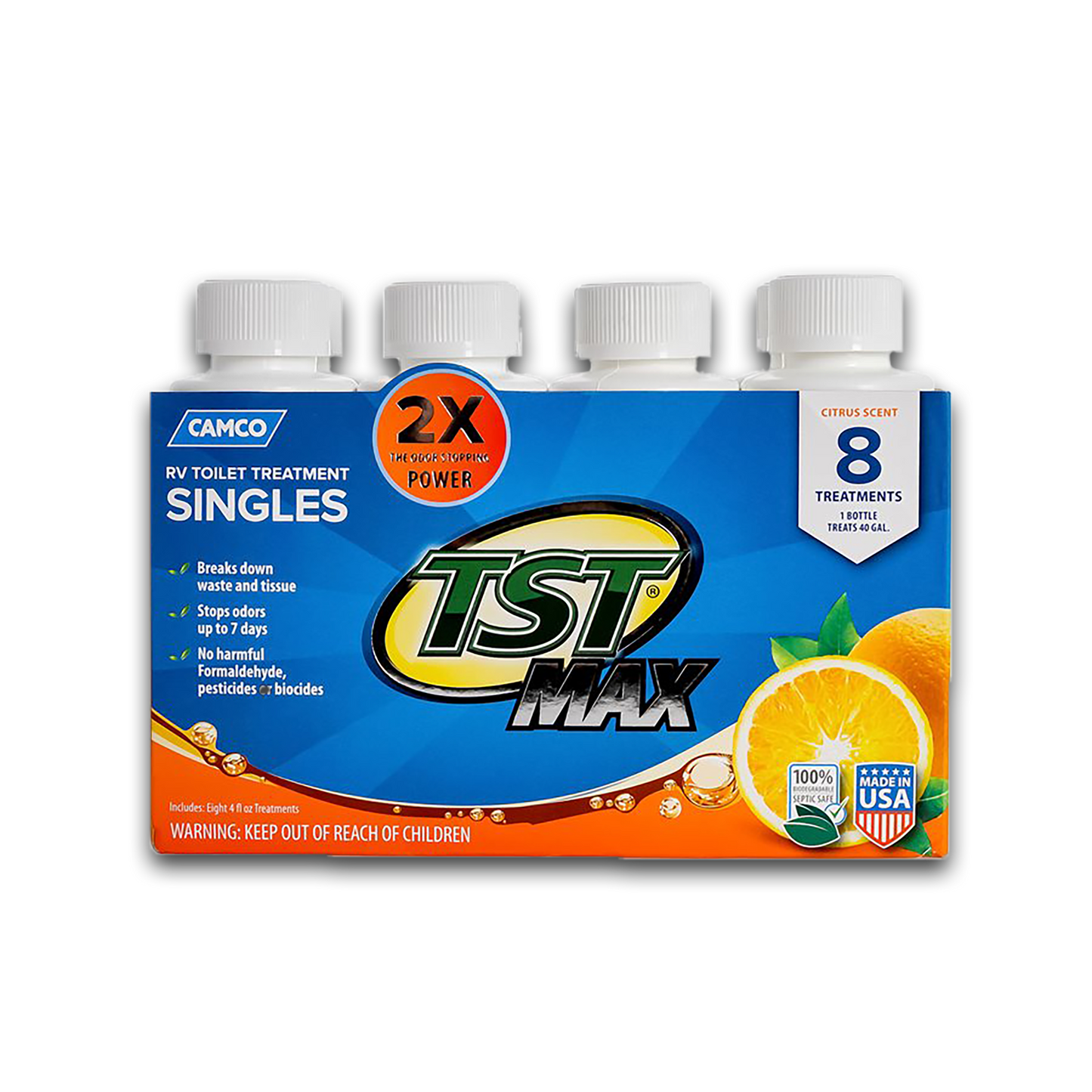 8PK TST ORANGE SINGLES