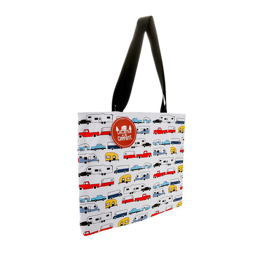 RETRO RV PATTERN TOTE BAG