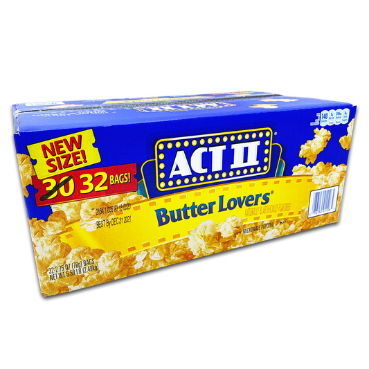 32PK ACT II BUTTER LOVERS POPCORN