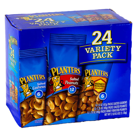 24PK PLANTERS VARIETY DISPLAY