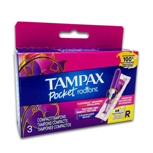 TAMPAX RADIANT TAMPONS