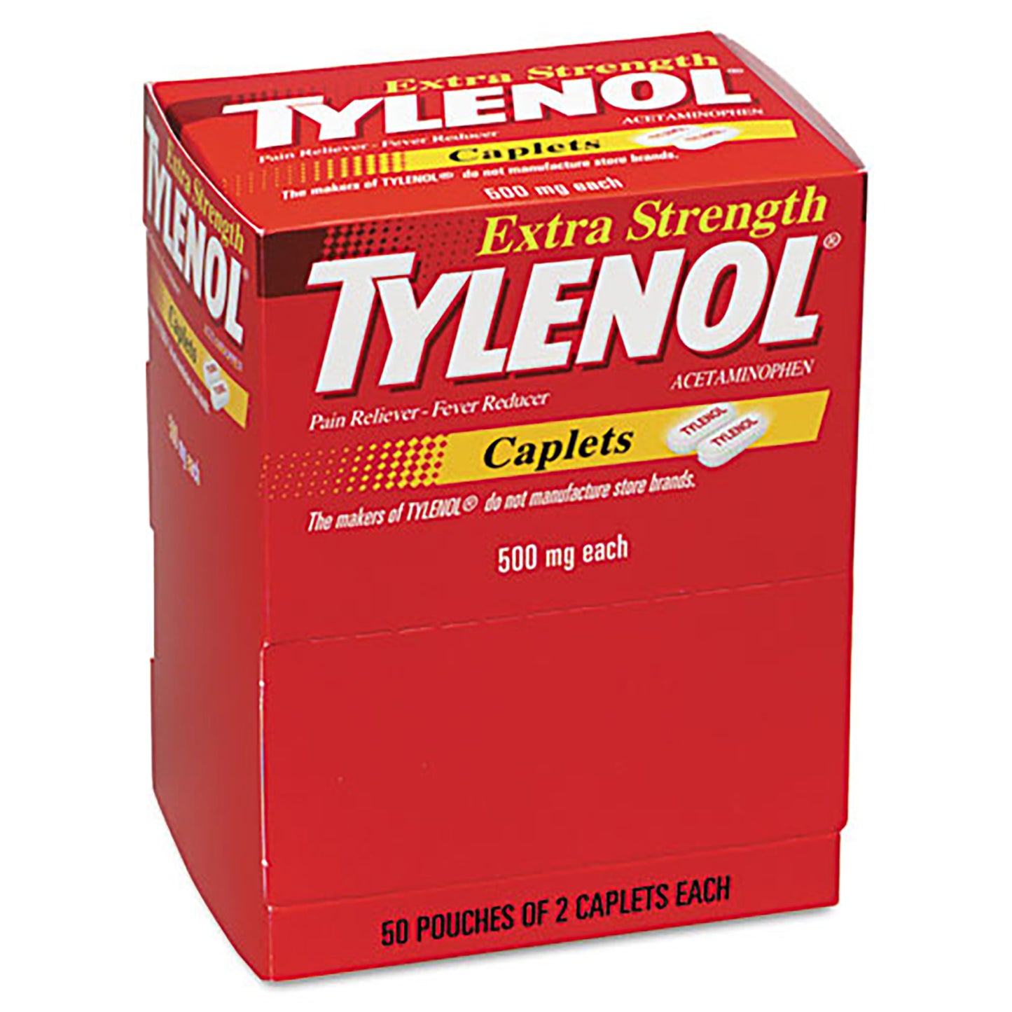 50PK TYLENOL EXTRA STRENGTH DISPLAY