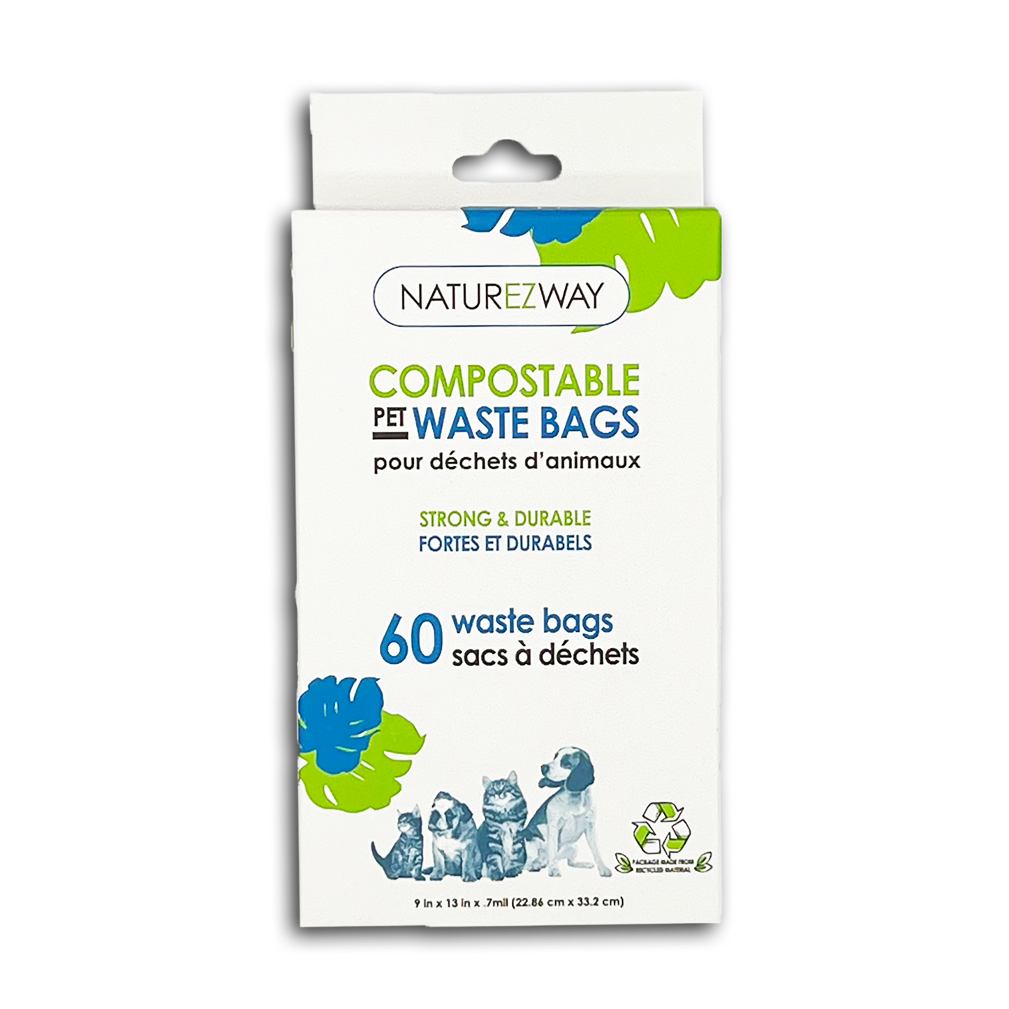 60PC PET WASTE BAGS