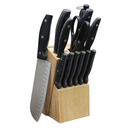 14PC CUTLERY SET W/BLOCK