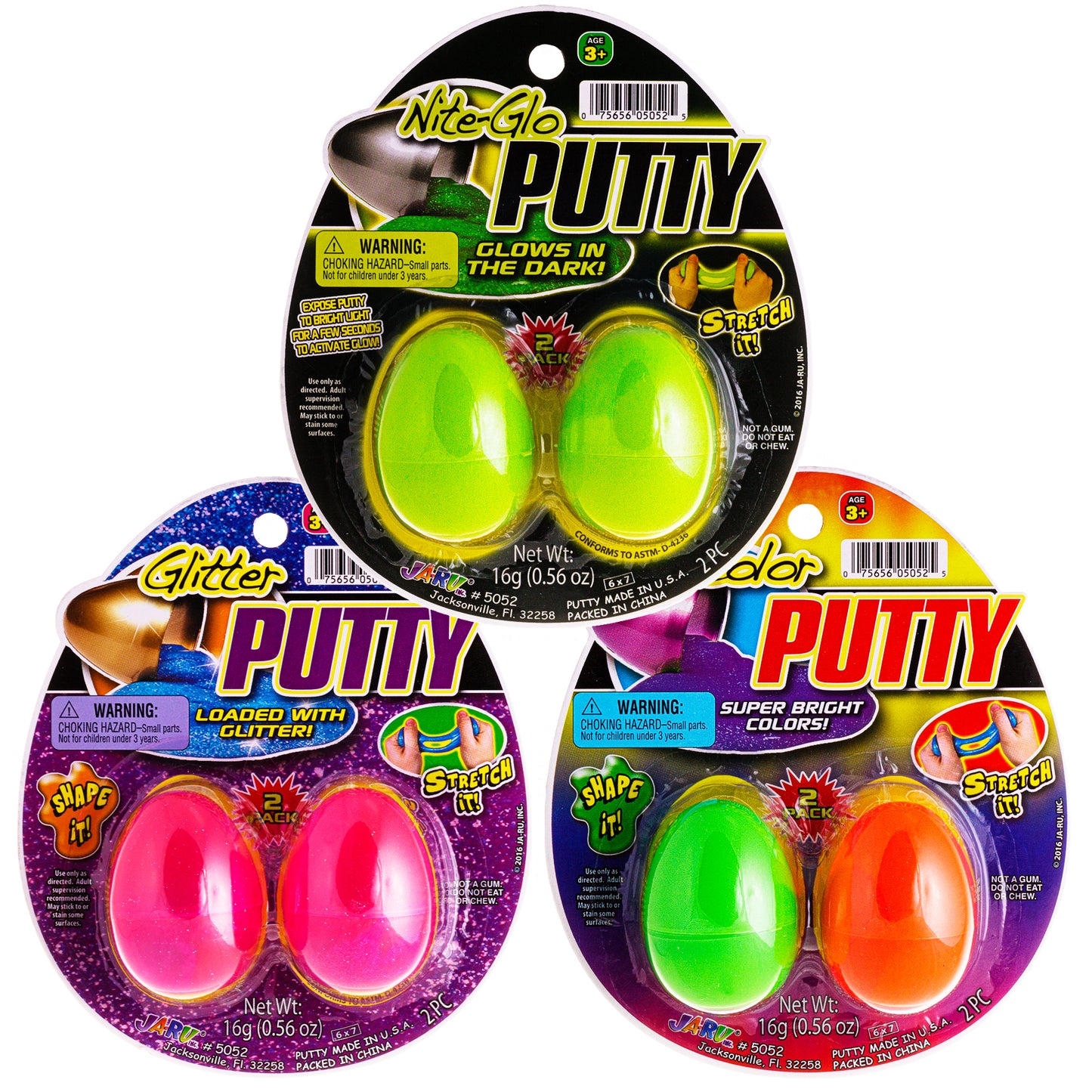2PK ASSORTED PUTTY