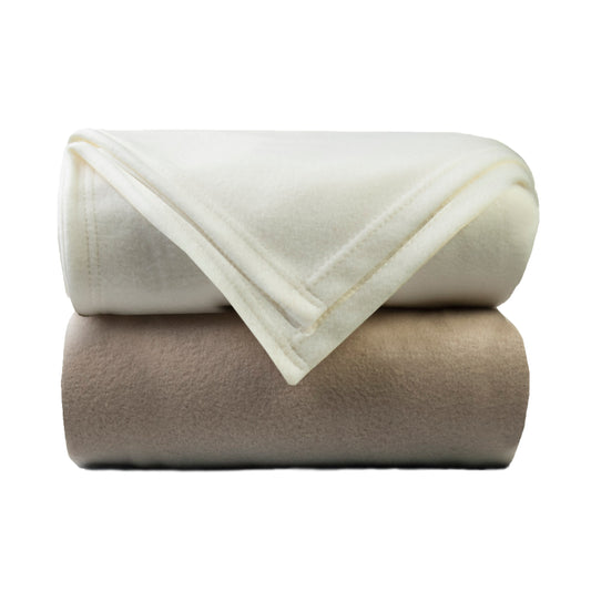 SPUN POLYESTER FLEECE BLANKET