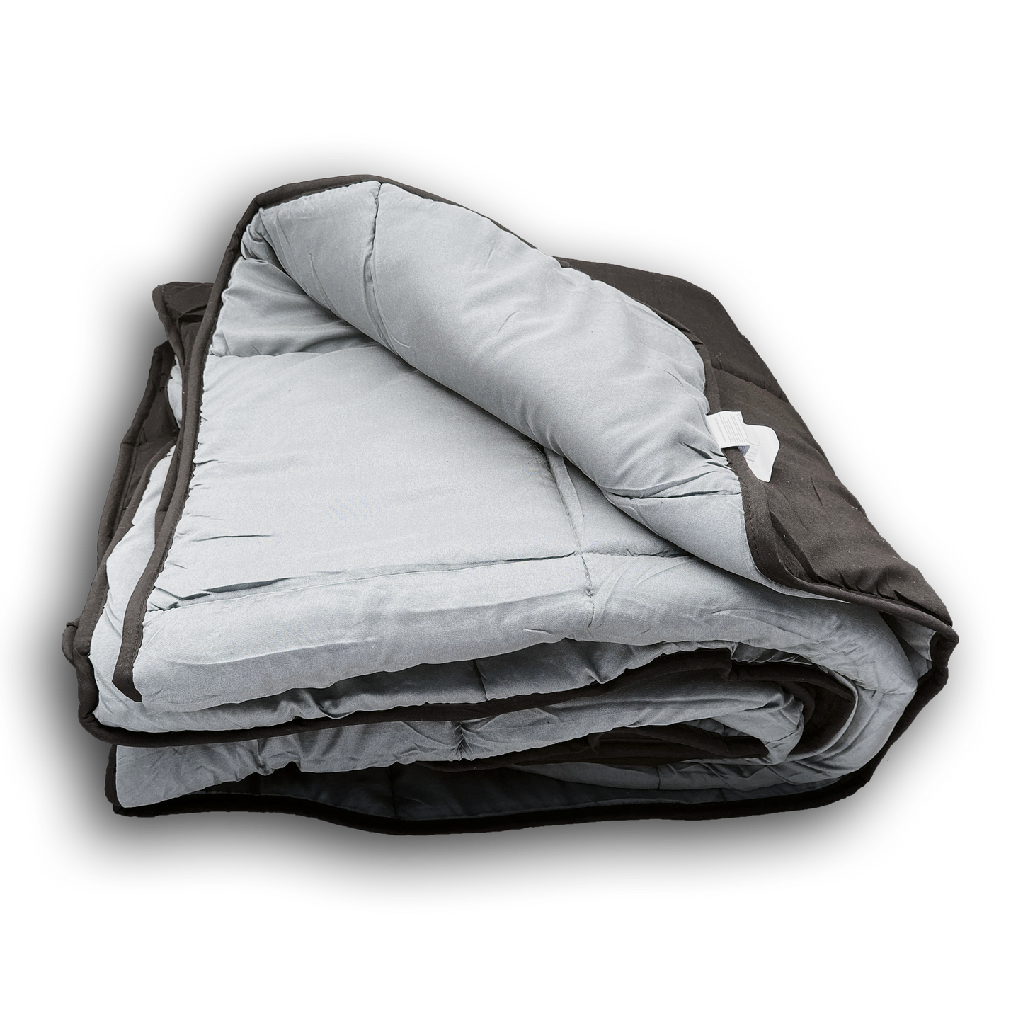 QUEEN BLACK/GRAY REVERSIBLE COMFORTER