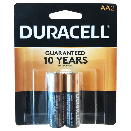 AA DURACELL COPPERTOP ALKALINE BATTERIES