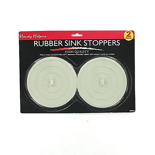 2PK RUBBER SINK STOPPERS