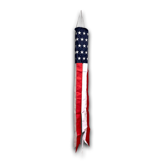 USA EMBROIDERED WINDSOCK