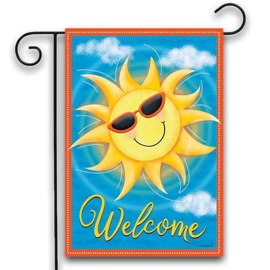 SUMMER SUNSHINE GARDEN FLAG
